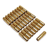 LTWFITTING Brass Barb Splicer Mender 5/8Inch ID Hose Fitting Air Boat Fuel Hose Joine(Pack of 5)