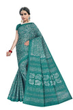 TAMAIRA FASHION Womens Plain Weave Pure Cotton Saree Without Blouse Piece(1654_Seagreen)
