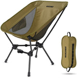 MARCHWAY Lightweight Folding Camping Chair, Portable Foldable Compact for Outdoor Camp, Travel, Beach, Picnic, Festival, Hiking,