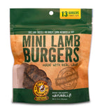 Happy Howie's Mini Doggy Burgers - Natural Healthy Dog Treats, Made with Real Lamb, Long Lasting, Chewy, Hormone and Gluten Free