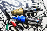 Pebeo Inc 580124 Pebeo Marker 4Artist Black, Round Tip