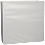 Business Source 09959 View Binder, w/ 2 Inside Pockets, 3Inch Capacity, White