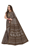 TAMAIRA FASHION Womens Plain Weave Pure Cotton Saree Without Blouse Piece(1654_CoffeeBeige)
