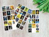 VVWV 50 PCs M S Dhoni Scrapbook Stickers for Boys Kids Journal Diary Laptop Mobile DIY Craft Decor