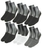Pinkit Unisex Cotton Multicolor Socks (Pack Of 6 Pairs) No Show Loafer Socks