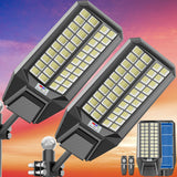 Vzyhik Solar Street Lights Outdoor Waterproof - Large 9500W Commercial Outdoor Solar Light Dusk to Down with Motion Sensor Remot