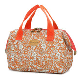 Smrcom Makeup Bag Cosmetic Bag For Women Girl Travel Makeup Bag Toilet Bag Zipper Organizer Bag Waterproof (Orange)