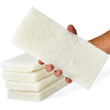 NonScratch, Super LongLasting Scrubbing Pad 5 pk, 10x4.5in. Best Reusable Multipurpose Scouring Sponge for Home Surfaces. Perf