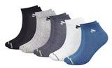 Sjeware Solid1 Ankle Length Socks 5 Packs
