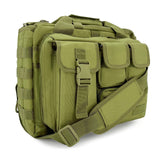Jaegvida Tactical Briefcase Laptop Military Messenger Bag Tablet Shoulder Carrying Case for 14 ' ' and 15.6 (Army Green)