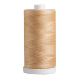 Connecting Threads Beige 100% Cotton Thread for Sewing, Quilting, and Crafting - 50-Weight - 1200 Yard Large Spool (Antique)