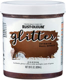 RustOleum 360222 Glitter Interior Wall Paint, 28 oz, Copper, 12 Fl Oz (Pack of 1)
