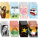 24Pcs Funny Mini Notebooks Dumpster Fire Meme Pocket Spiral Notepads