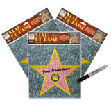 Windy City Novelties (12 Pack) Personalize Your Own Hollywood Stars of Fame Decor Kit