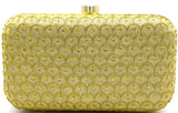 Tooba WomenS Clutch (Beige) (Dome Sequence 7X4)