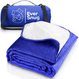 EverSnug Large Waterproof Outdoor Blanket - Extra Thick Premium Quilted Fleece, Waterproof & Windproof, Great for Camping, Picni