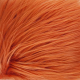 Faux Fur Fabric Square Patches for Crafts, Sewing, Costumes, Seat Pads (Orange, 20 x 20 Inch)