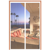FIRGUNY Magnetic Screen Door Fits Door Size 32 x 80, Screen Size 34 x 81, White Fiberglass Screen Doors Mesh Heavy Duty, Door Sc