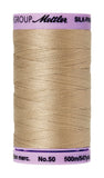 Mettler SilkFinish Solid Cotton Thread, 547 yd/500m, Straw