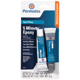 Permatex 84201 PermaPoxy 5 Minute General Purpose Epoxy, Two 0.6 oz. Tubes