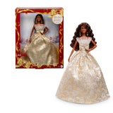 Barbie Signature 2025 Holiday Black Hair Fashion Doll Wearing Silver & Gold Gown, Seasonal Collector in Displayable Packaging &