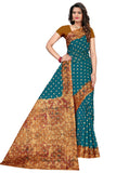 Tamaira Fashion Womens Plain Weave Pure Cotton Saree Without Blouse Piece(2355_Seagreen)