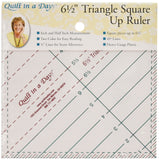 Quilt In A Day 61/2Inch by 61/2Inch Triangle Square Up Ruler (2010)