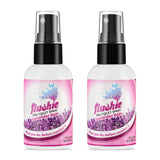 Flushie Pre-Toilet Spray for Bathroom - Toilet Deodorizer (Lavender, 2oz 2-Pack)