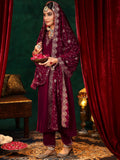 Libas Women'S Velvet Kurta Set (36976_Red