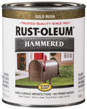 RustOleum 7210502 Stops Rust Hammered Finish Paint, Quart, Gold 32 Fl Oz (Pack of 1)