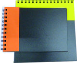 IMPRINTs Jet Black Pages Spiral Books Value Set(Combo of 2 Different Sizes), Ideal for Albums, Photobooks, Scrapbooks, Catalogs