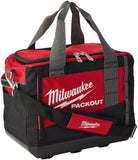 Milwaukee bag tool Milwaukee 48-22-8321 Tool Bag, 9.6 in W, 15 in D, 12.2 in H, 2 -Pocket, Polyester, Black/Red