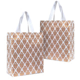 HOMENEX Whiteprint Return Gift Bags for Wedding, Shagun, Festival, Birthday and Other Occasions (Whiteprint Bag)
