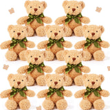 Skylety 10 Pieces Valentines Day Bears Soft Plush Toy Stuffed Animals Cute Bears for Kids Boys Girls Birthday Baby Shower Party
