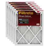 Filtrete AD19-6PK-2E 12x20x1, AC Furnace Air Filter, MPR 1000, Micro Allergen Defense, 6-Pack, 6 Count (Pack of 1), White