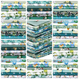 Tudomro 70 Pcs 10 x 10 Inch Cotton Fabric Squares Multicolor Quilting Fabric Bundles Precut Printed Patchwork Materials for Holi
