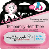 Hollywood Fashion Secrets Temporary Hem Tape, NoSew Fabric Adhesive, 18 Strips