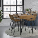 Jofran Inc. Weaver Hairpin Rattan Counter Barstool (Set Of 2)
