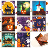 Lucomb 8 Pack Halloween Swedish Dishcloths Reusable, Kitchen Sponges Soft Absorbent Dish Towels Swedish Dish Cloths Washable Dec