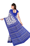 Tamaira Fashion Womens Plain Cotton Saree (1338_Blue)
