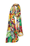 HandicraftPalace Blue Floral Printed Scarves Scarf Wrap Large Scarves