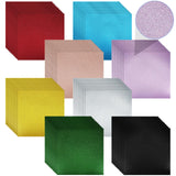 Yeaqee 80 Sheets Glitter Cardstock Paper 12 x 12 Inches Colored Double-sided Glitter Paper Card Stock 250 GSM for Cut Craft DIY