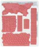 Tim Holtz Cling Stamps 7X8.5, Documented