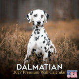Dalmatian Calendar 2027 - 16 Month Dog Wall Calendar, Monthly Planner, Large Writing Blocks, Thick No Bleed Paper, Made in USA,