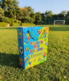 Premium Football Soccer Theme Party Return Gift Bags, Customizable with Name, 300 GSM Paper, Glossy Laminated, Pack of 10 (14x10