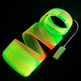 LED Fiber Optic Mesh Light Kits for Ceiling and Christmas Trees - Luminous Optical Fiber Net Night Light Lamp for Home Room Deco