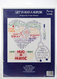 M & R Technologies LetS Hug A Nurse Imaginating Counted Cross Stitch Kit, Multicolor