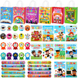 Fuyoooo 180 Pcs Kindergarten Graduation Party Favor Set Include 60 Slap Bracelets 30 Coloring Books 30 Paper Bags 30 Button Pin