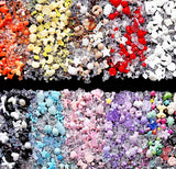 Vashun Assorted Acrylic Beads for Bracelet Making,Flower Butterfly Bow Candy Heart Kawaii Charms for Jewelry Making DIY Necklace