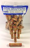 N. F. String & Son Crimped End Preformed Coin Wrappers Bagged 36 Count Pennies